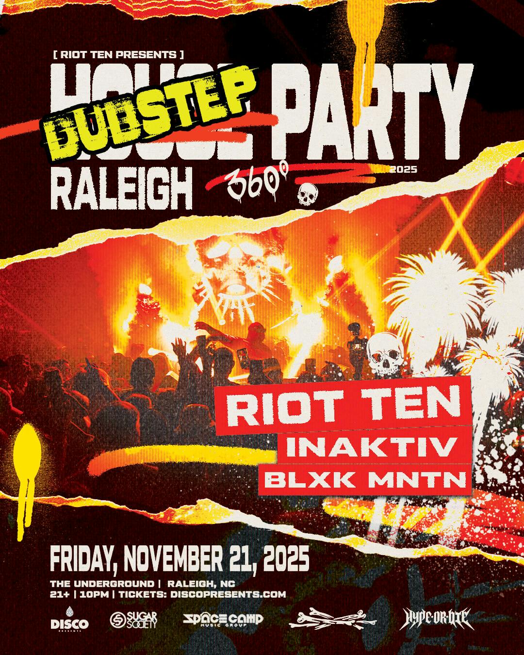 Riot Ten at The Underground Raleigh