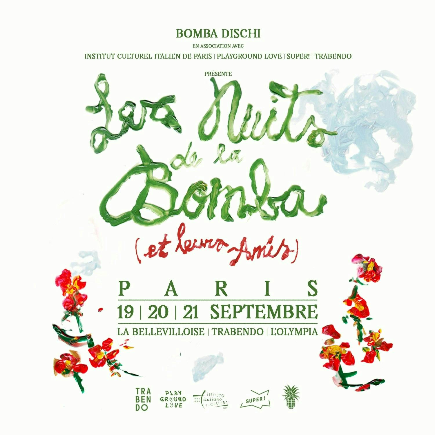 Les Nuits de la Bomba (et leurs amis) — Pass 3 Jours (La Bellevilloise + Trabendo + Olympia)