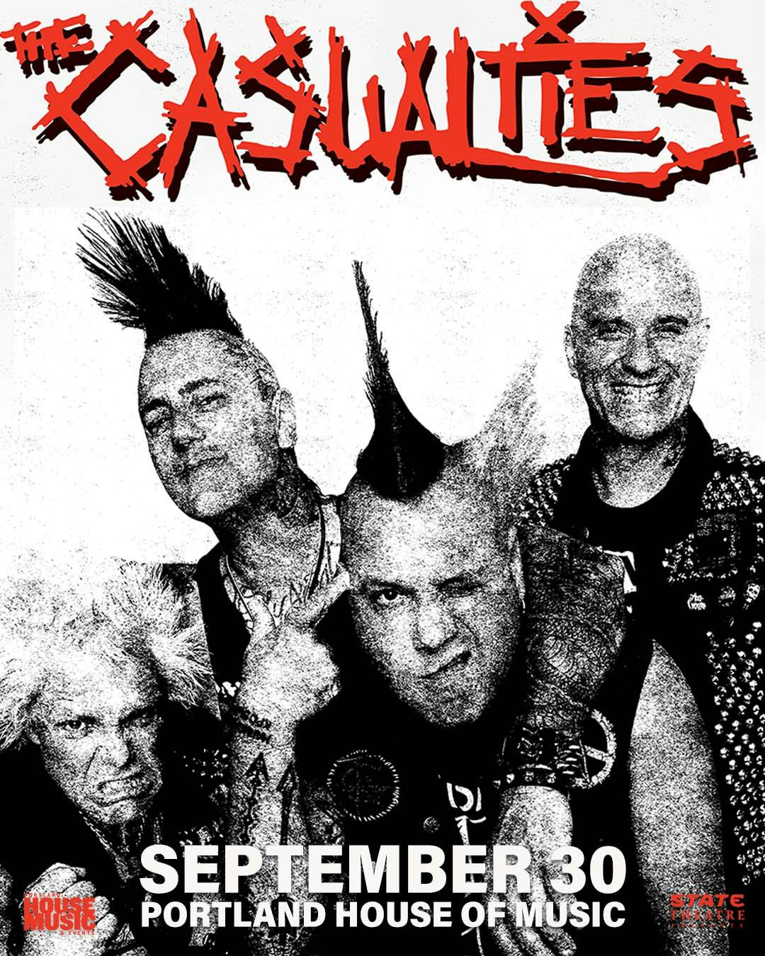 State Theatre Presents: The Casualties w/ Scotty Saints