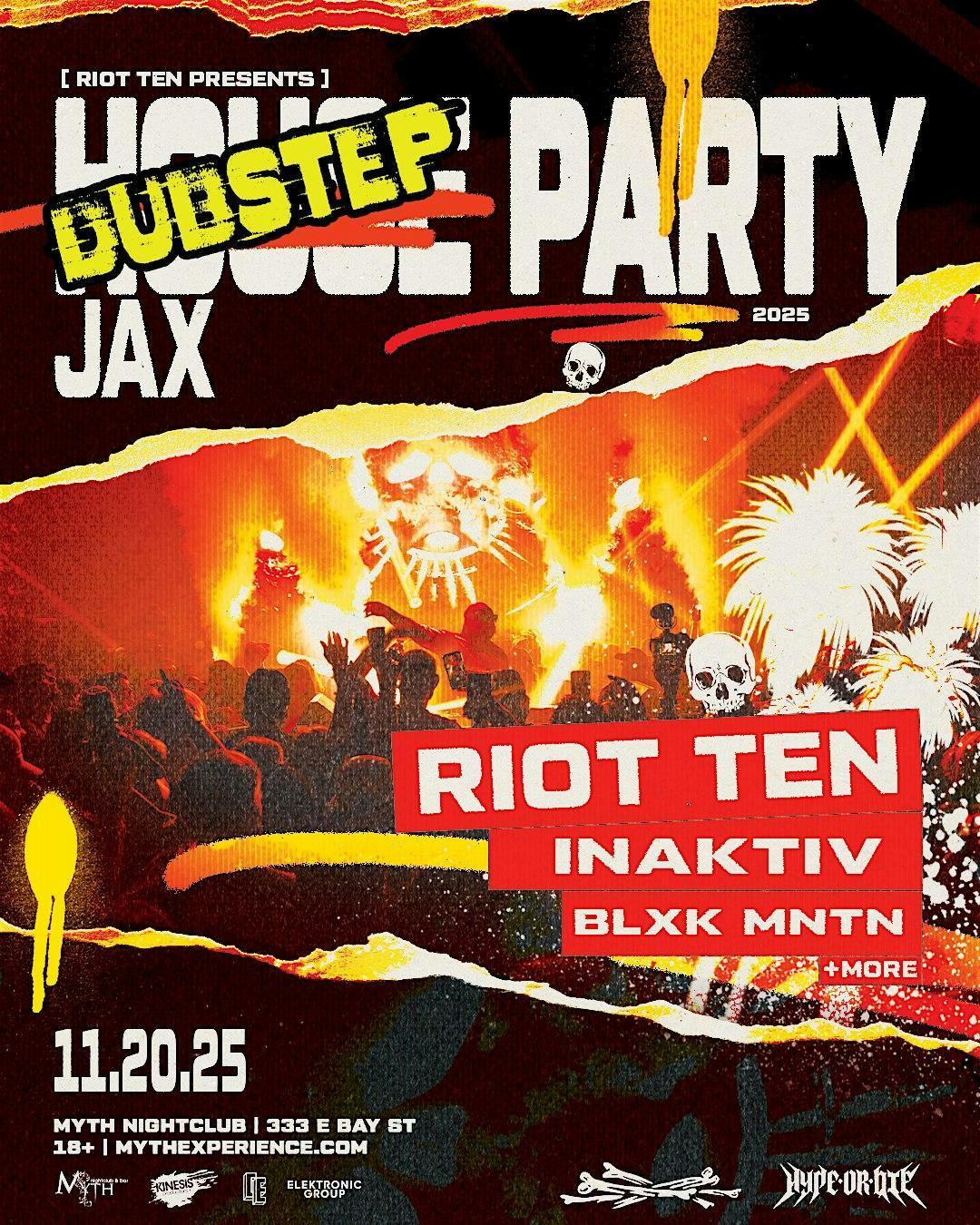 Electronic Thursdays Presents: Riot Ten’s Dubstep Party Tour