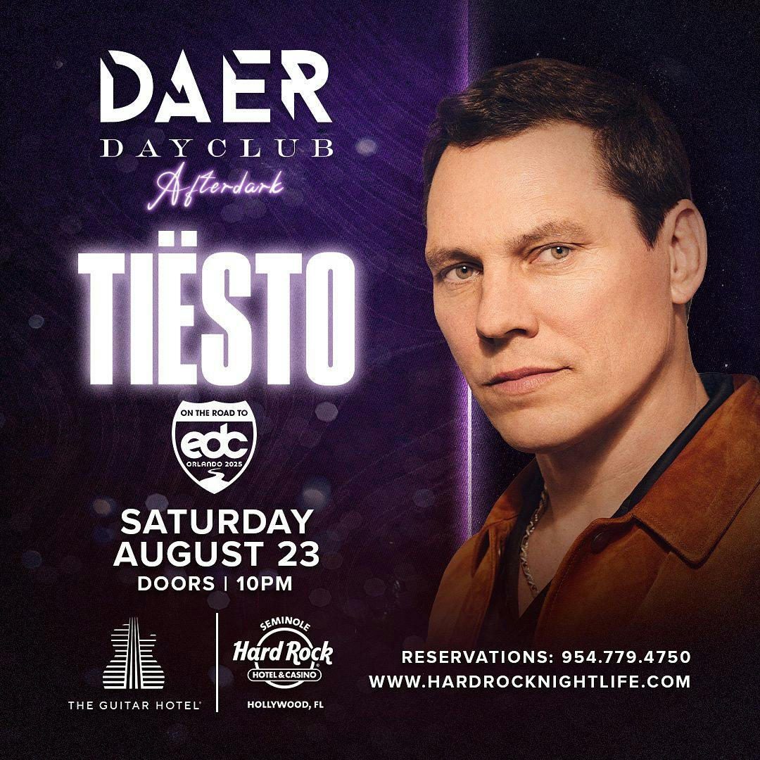 Tiësto | DAER Dayclub Afterdark