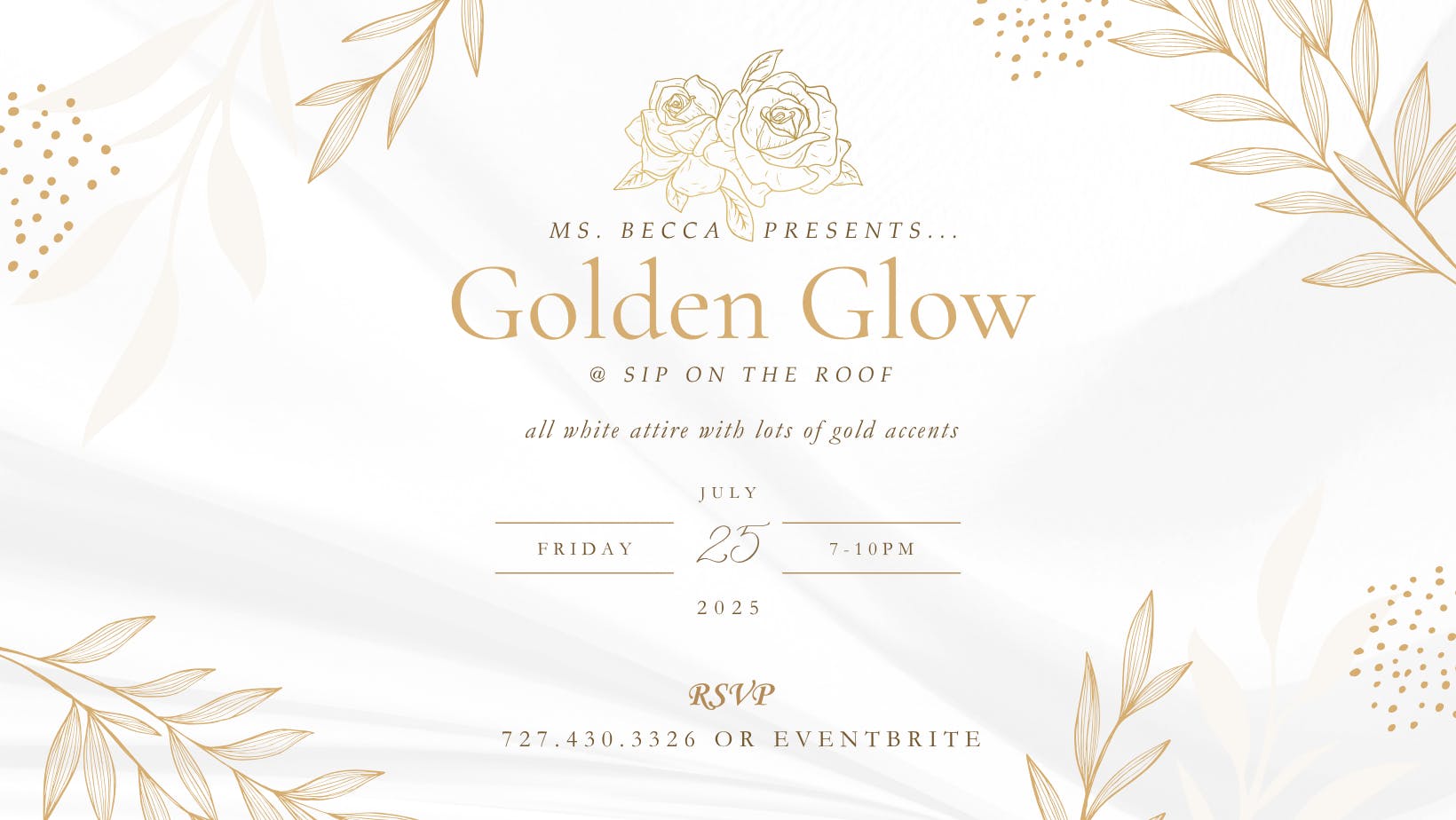 Golden Glow @ SIP Cocktail Bar & Rooftop