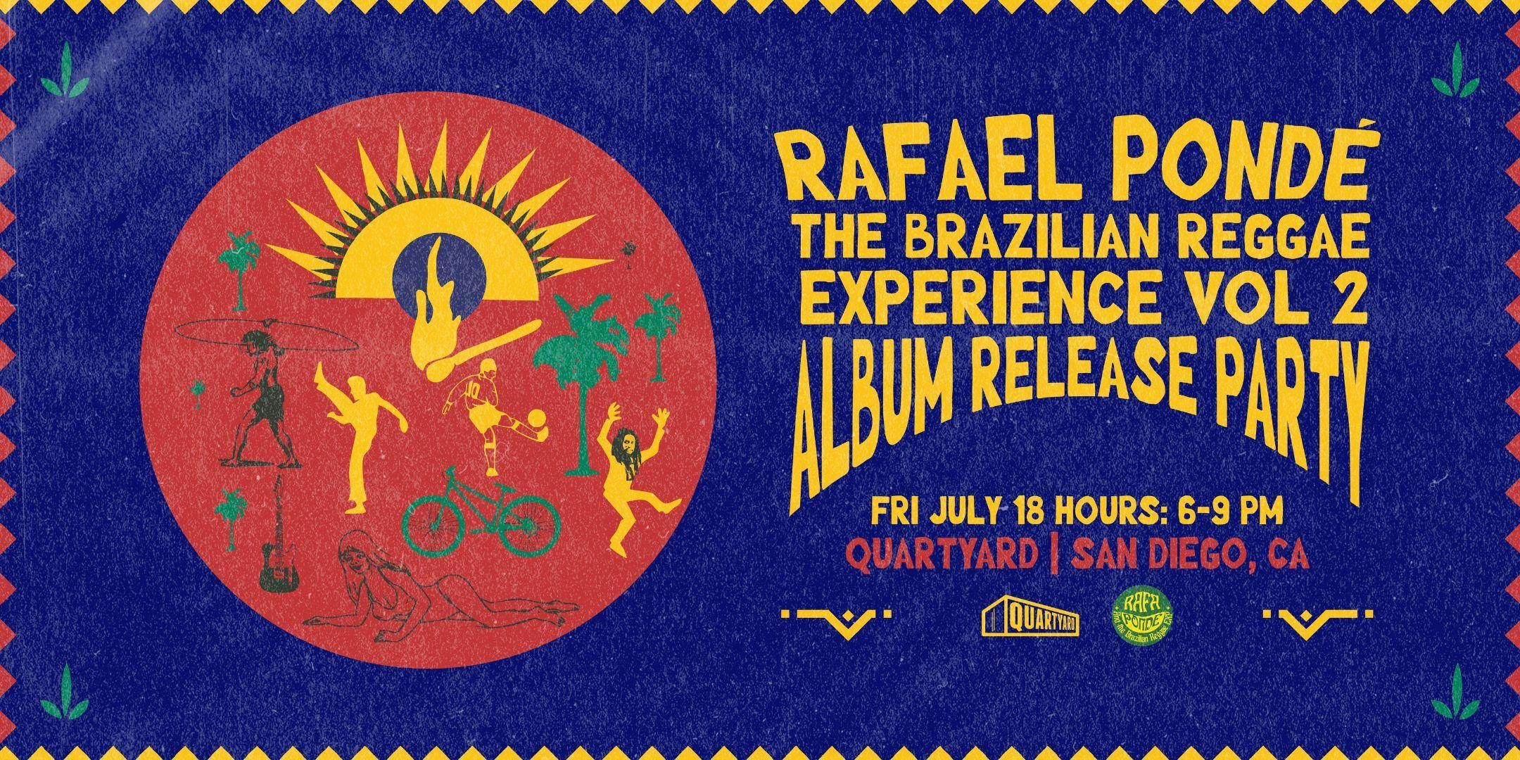 Rafael Pondé Album Release Party: The Brazilian Reggae Experience Vol 2