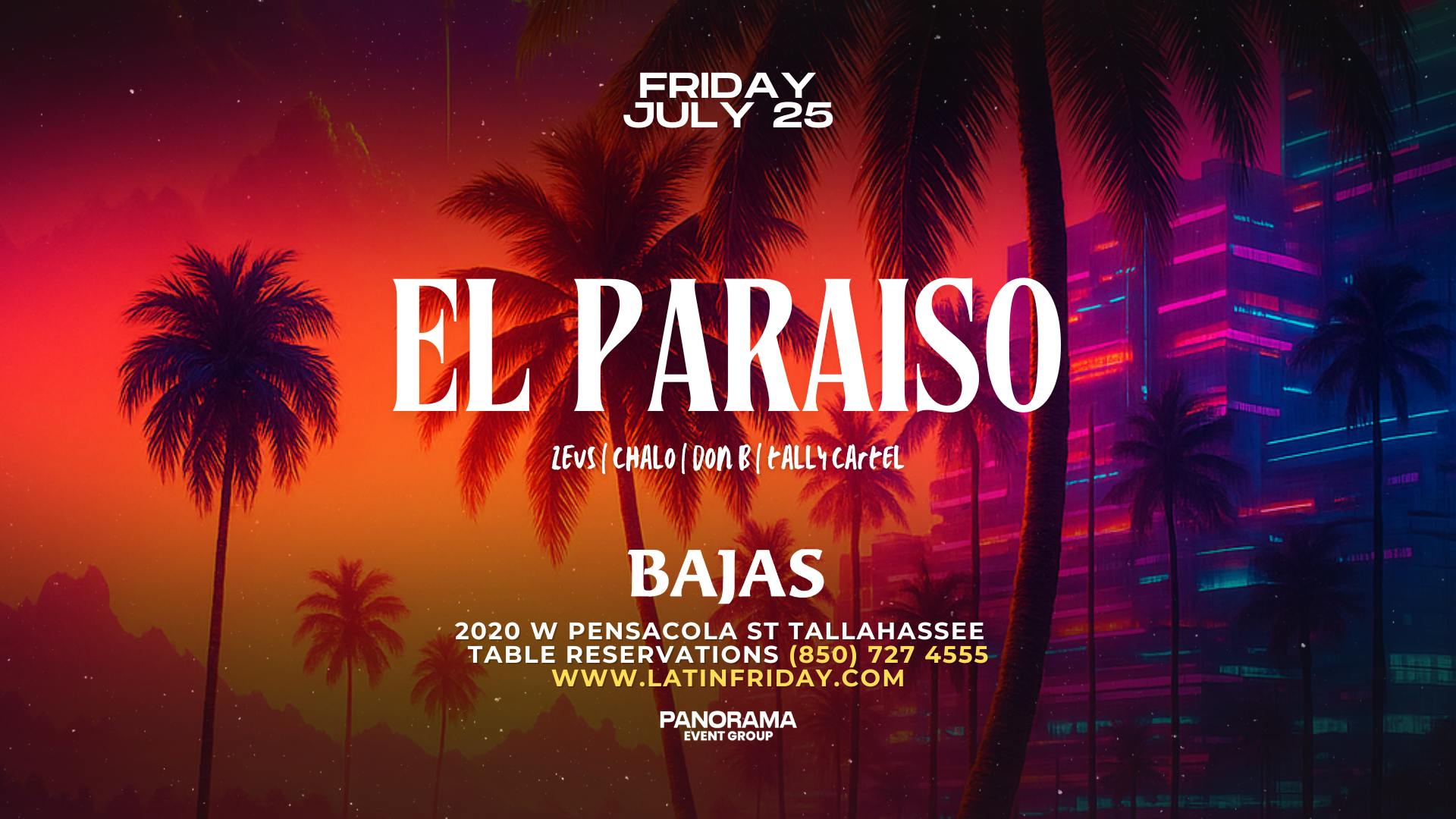 EL PARAISO - Latin Night