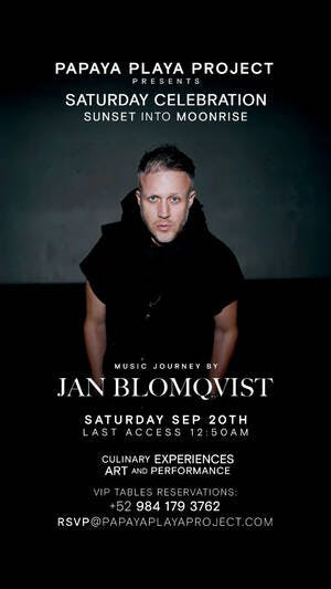 Ppp Presents - Saturday Celebration - Jan Blomqvist