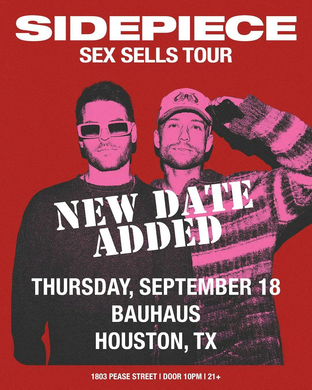 SIDEPIECE (Set Time 11:30PM) Houston (Thursday Night Special)