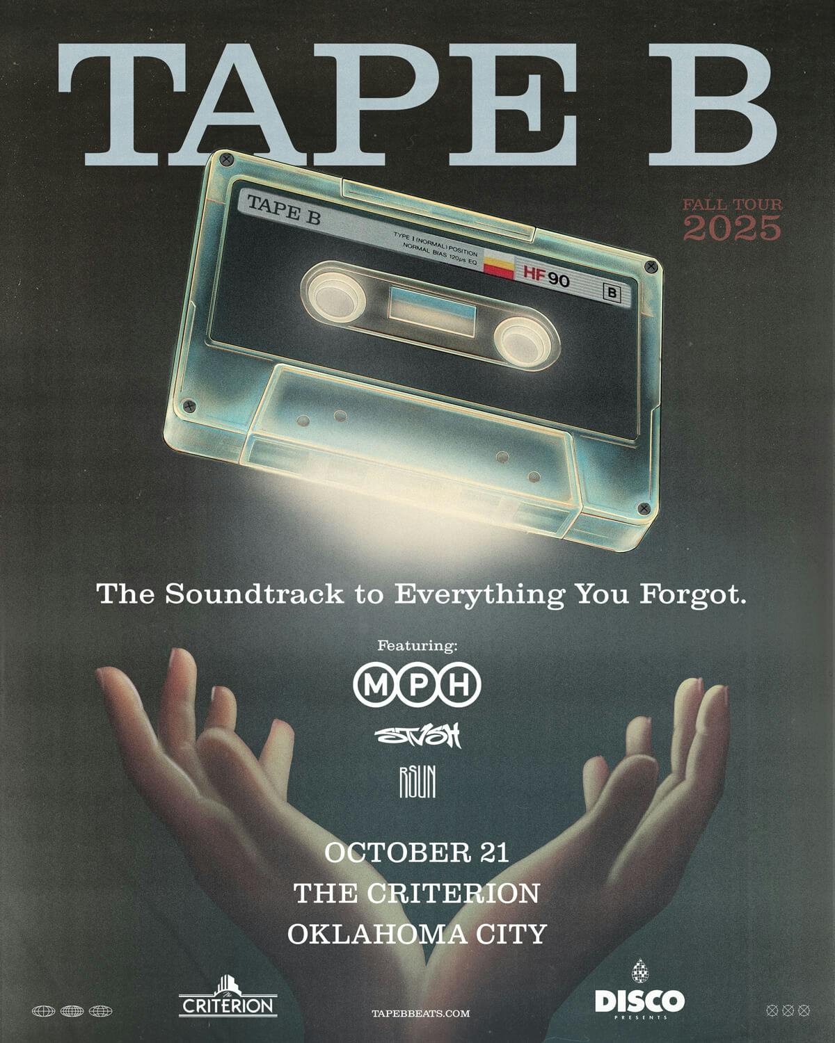 Tape B at The Criterion