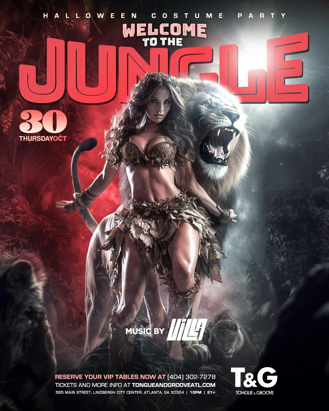 Welcome to the Jungle Halloween Costume Party w/ DJ Villa