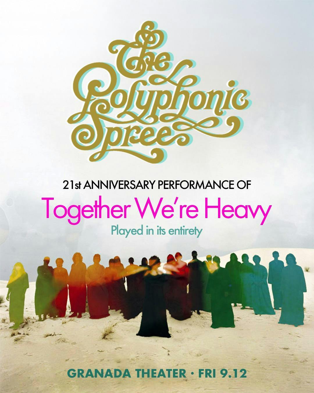 The Polyphonic Spree performing Together We're Heavy (in its entirety) & then the hits