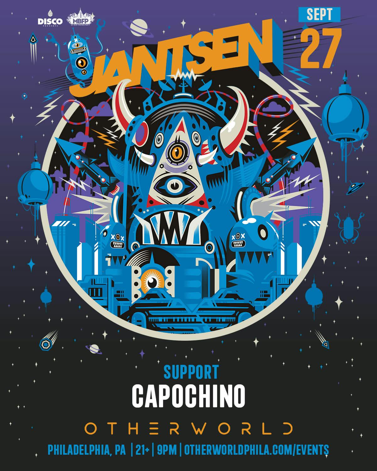 Jantsen, Capochino at Otherworld Philadelphia