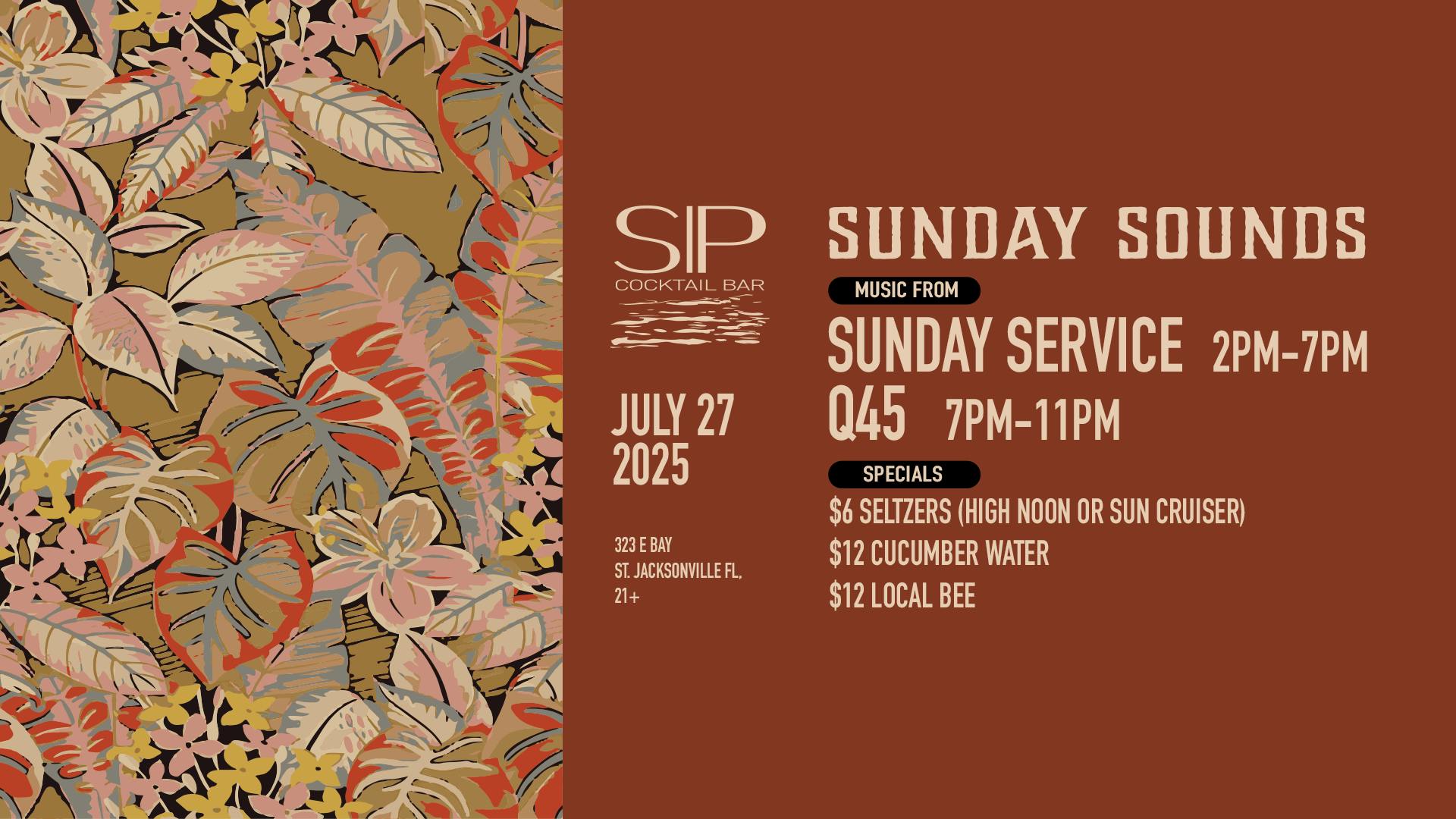Sunday Sounds at SIP Rooftop & Cocktail Bar