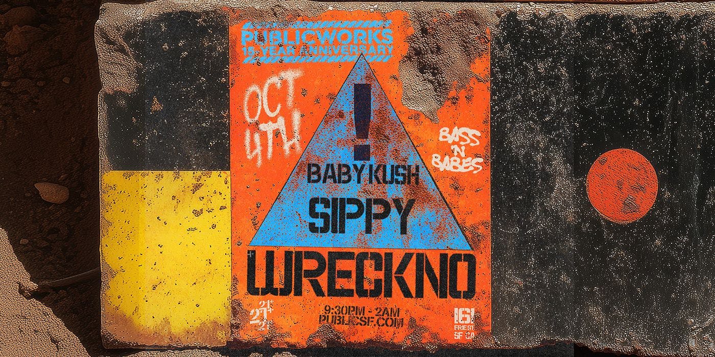 PW 15-Year Anniversary Night Three w/ Wreckno, Sippy & Baby Kush presented by Public Works