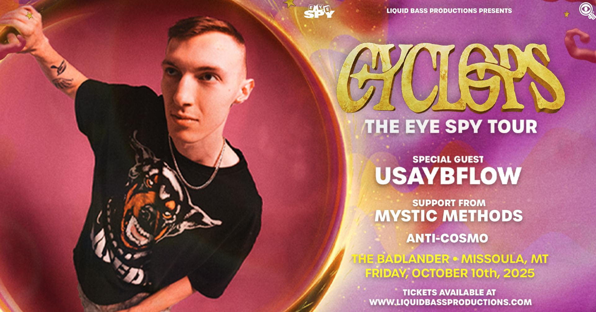 Cyclops: the Eye Spy Tour