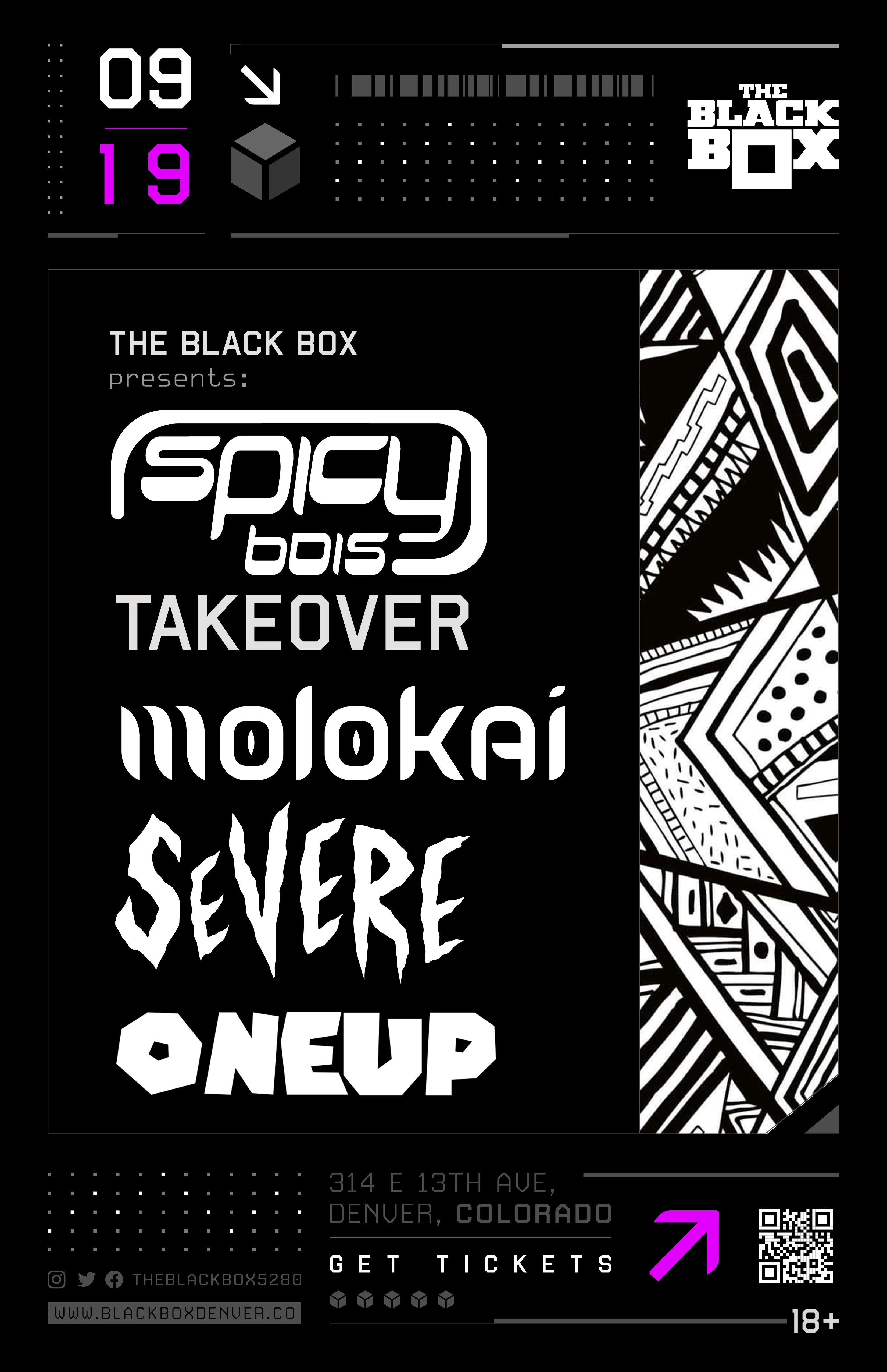 spicy bois Takeover: Molokai, SEVERE, OneUp, spicy bois B2B2B