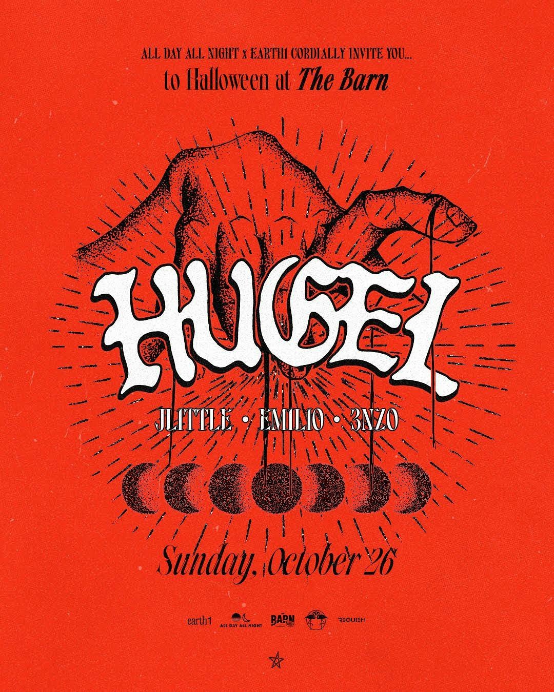 HUGEL | Halloween Sunset Party at The Barn