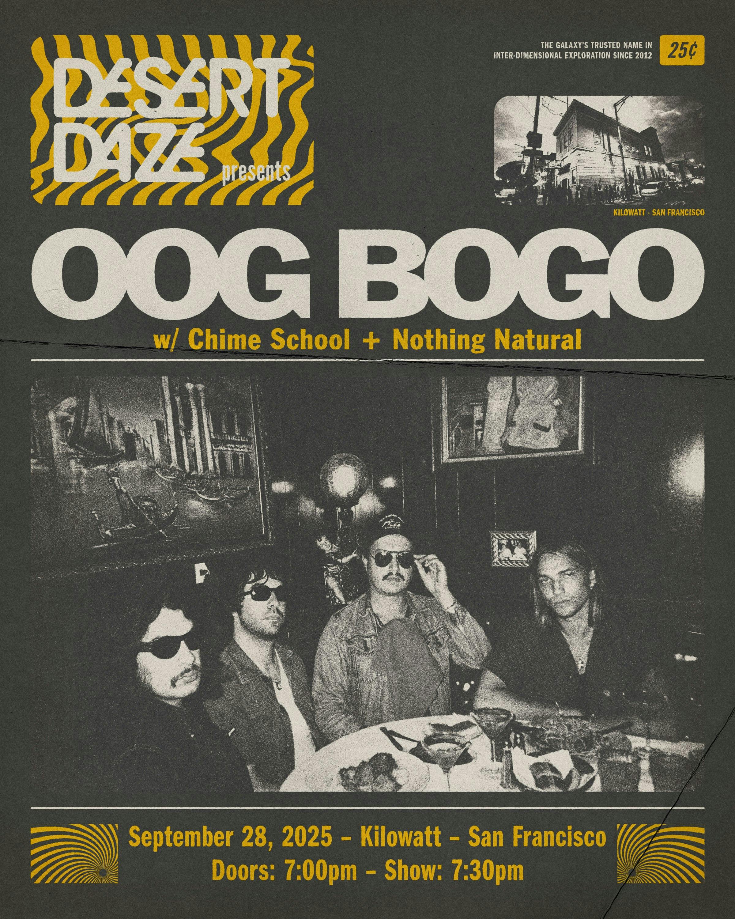 Desert Daze Presents: Oog Bogo, Chime School and Nothing Natural