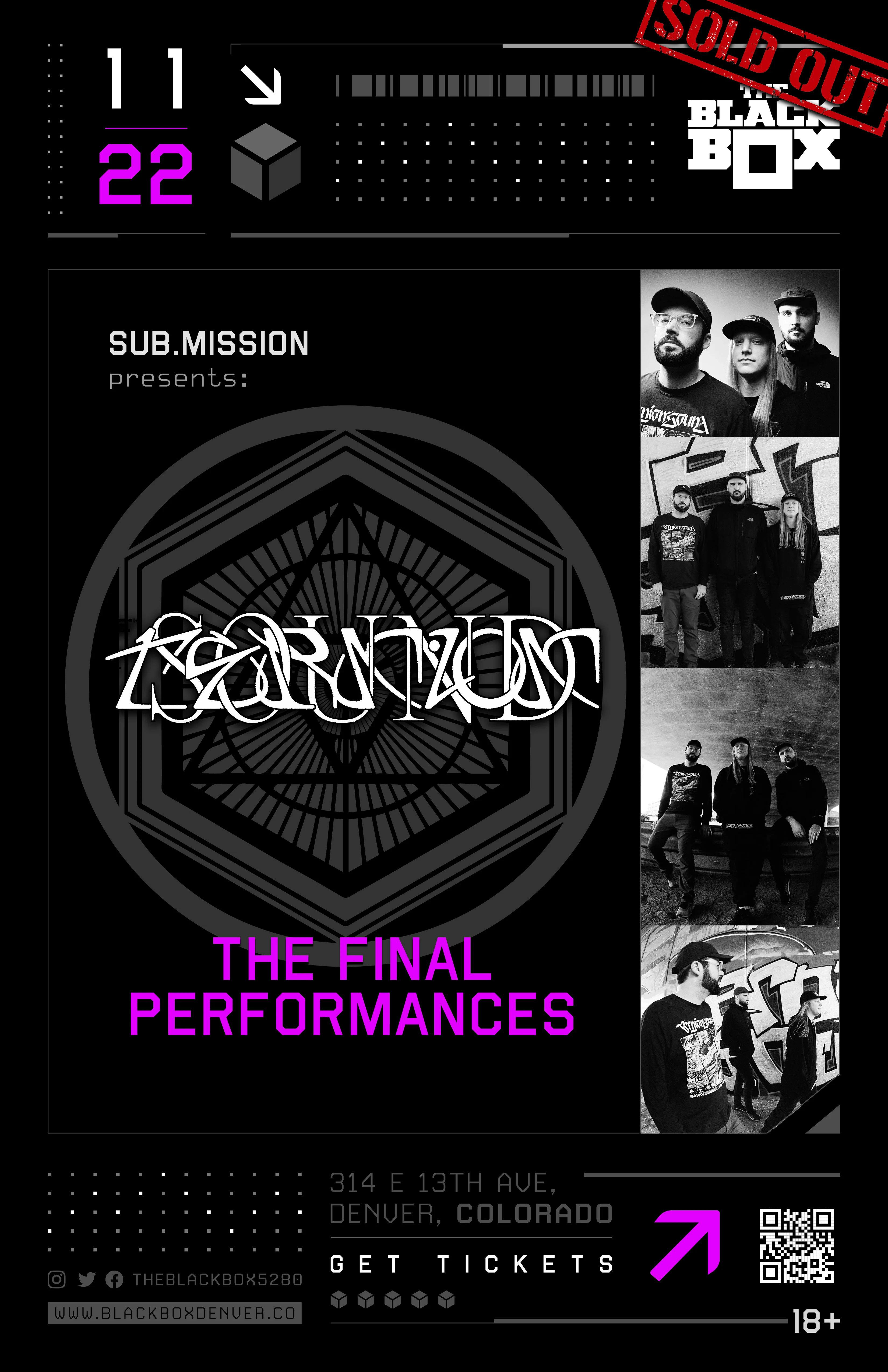 Sub.mission presents: Ternion Sound - The Final Performances *SOLD OUT*