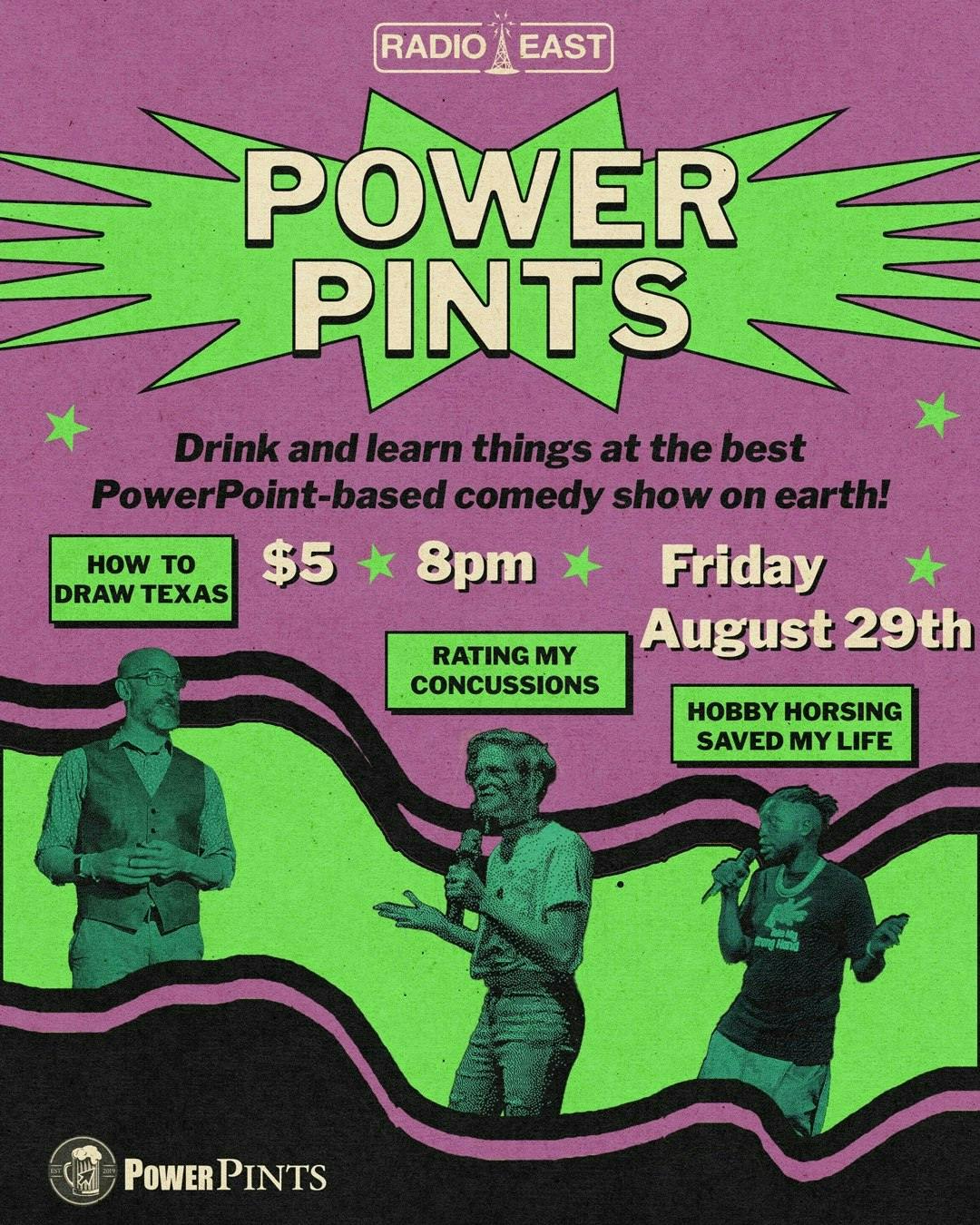 PowerPints: drink and learn things at the best PowerPoint-based comedy show on earth!