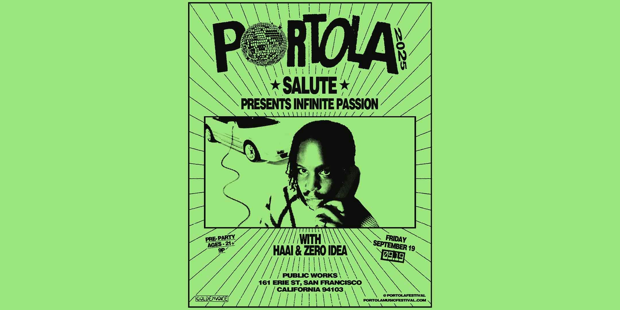 salute Presents infinite passion