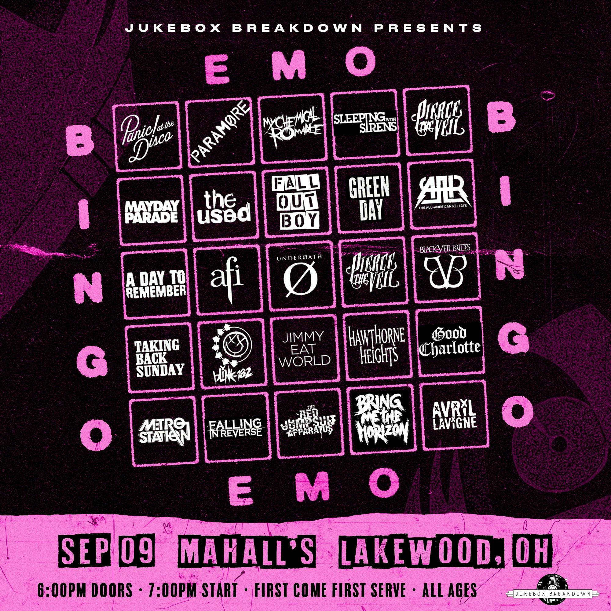 Emo Bingo