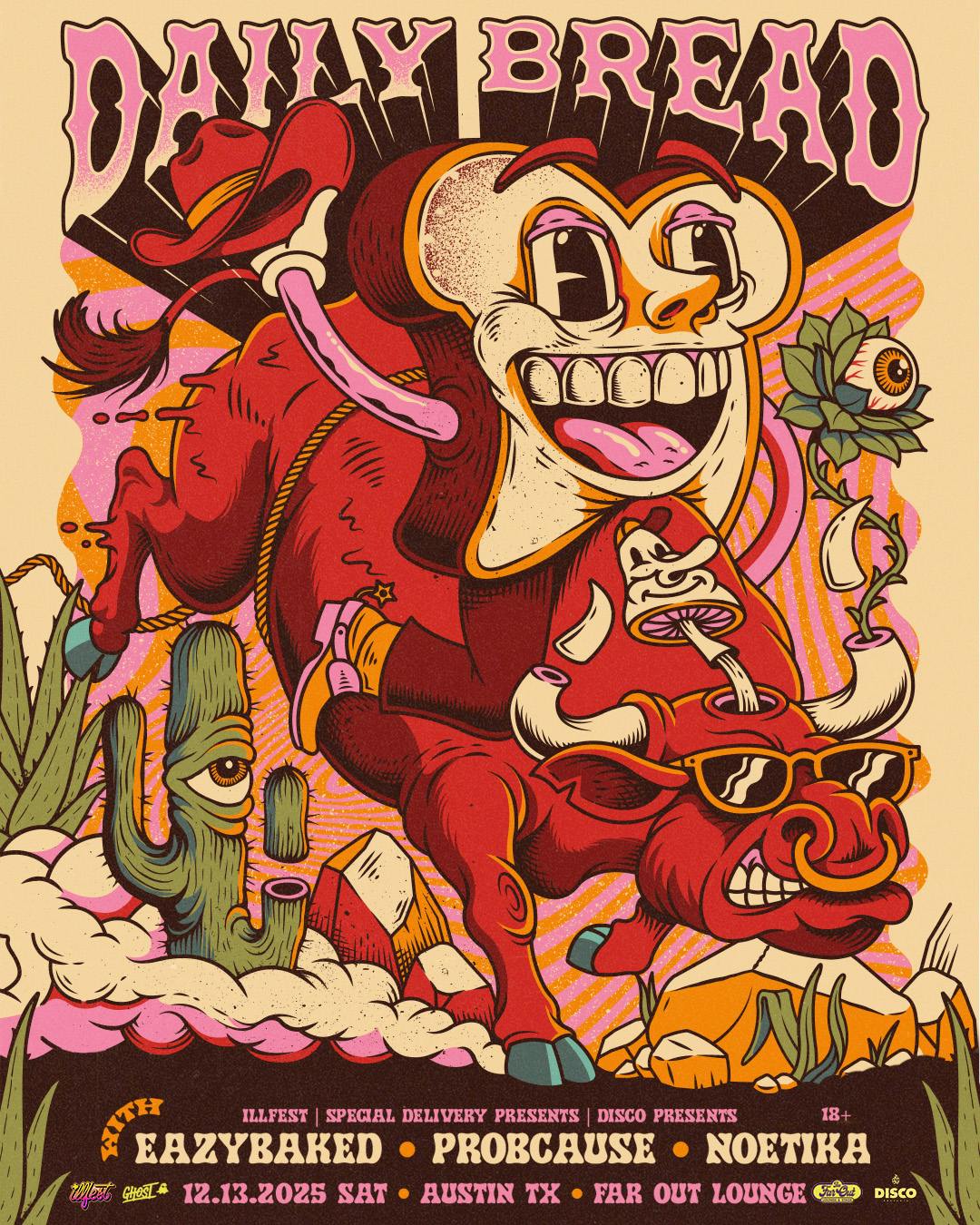 Daily Bread, EazyBaked, ProbCause, Noetika at The Far Out Lounge