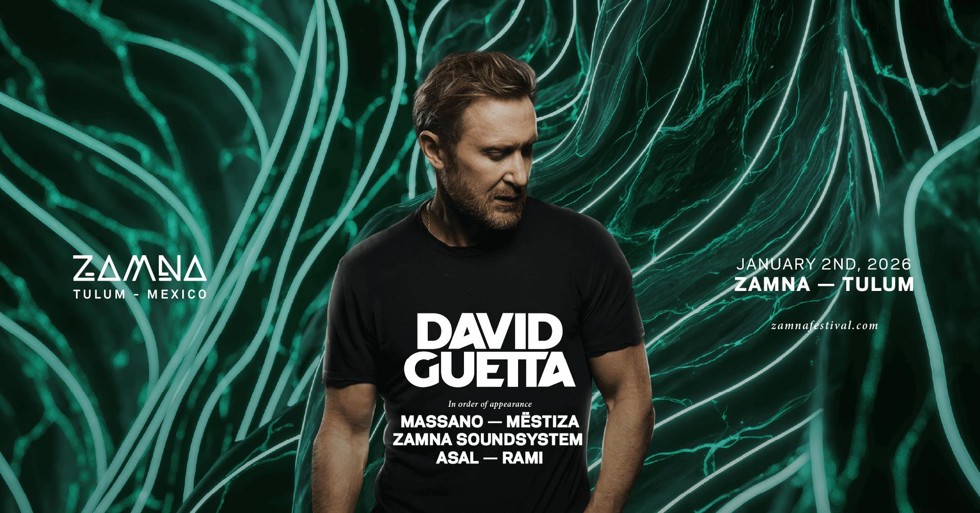 Zamna Tulum presents David Guetta
