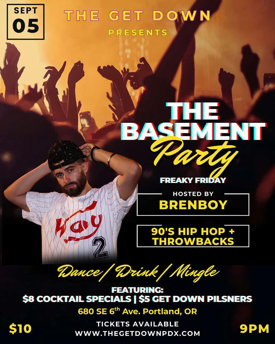 The Basement Party: 90s Hip-Hop & Throwbacks