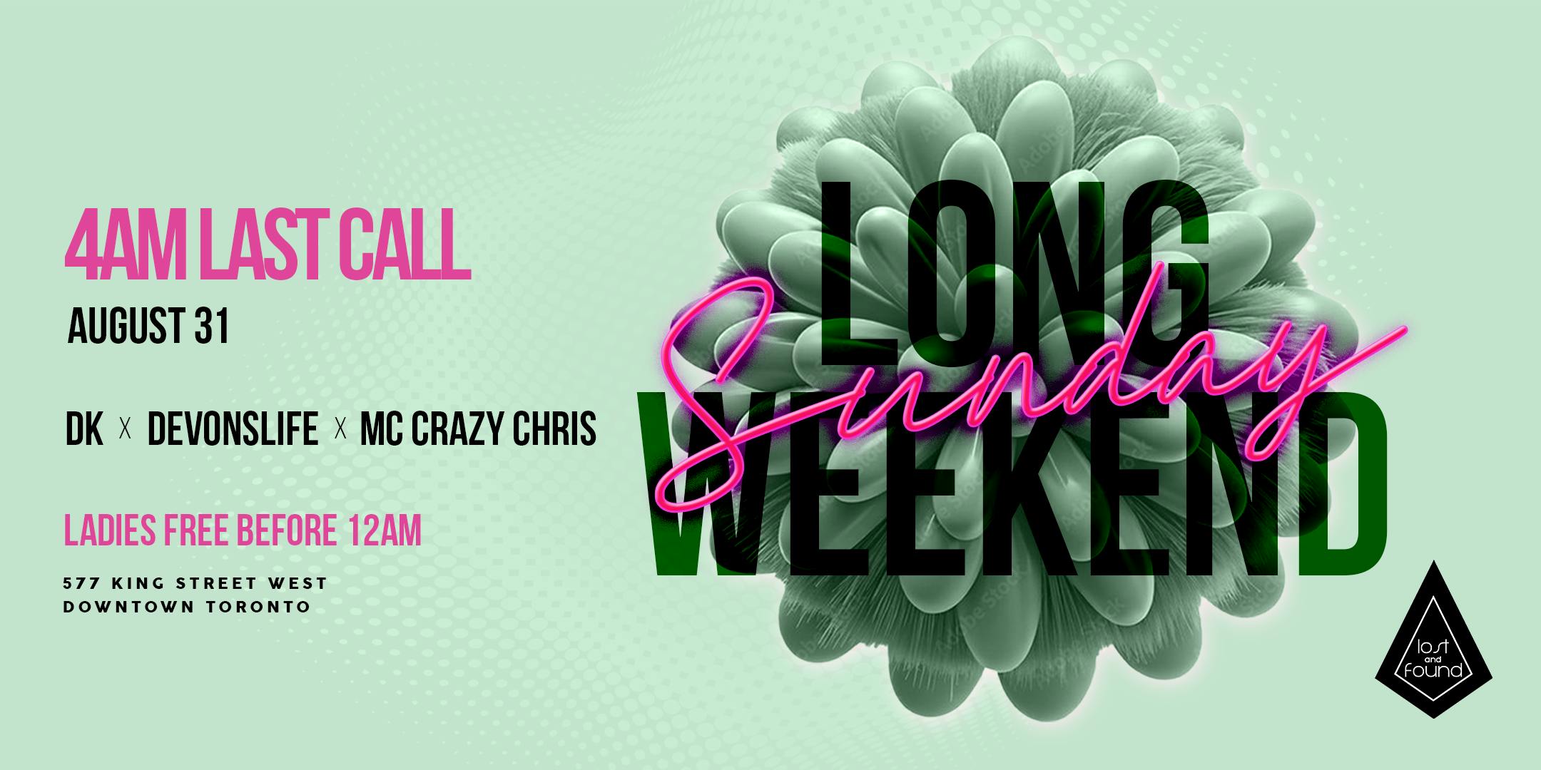 Long Weekend Sunday