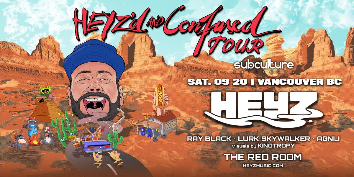 HEYZ - Heyz'd and Confused Tour at SUBculture Saturdays