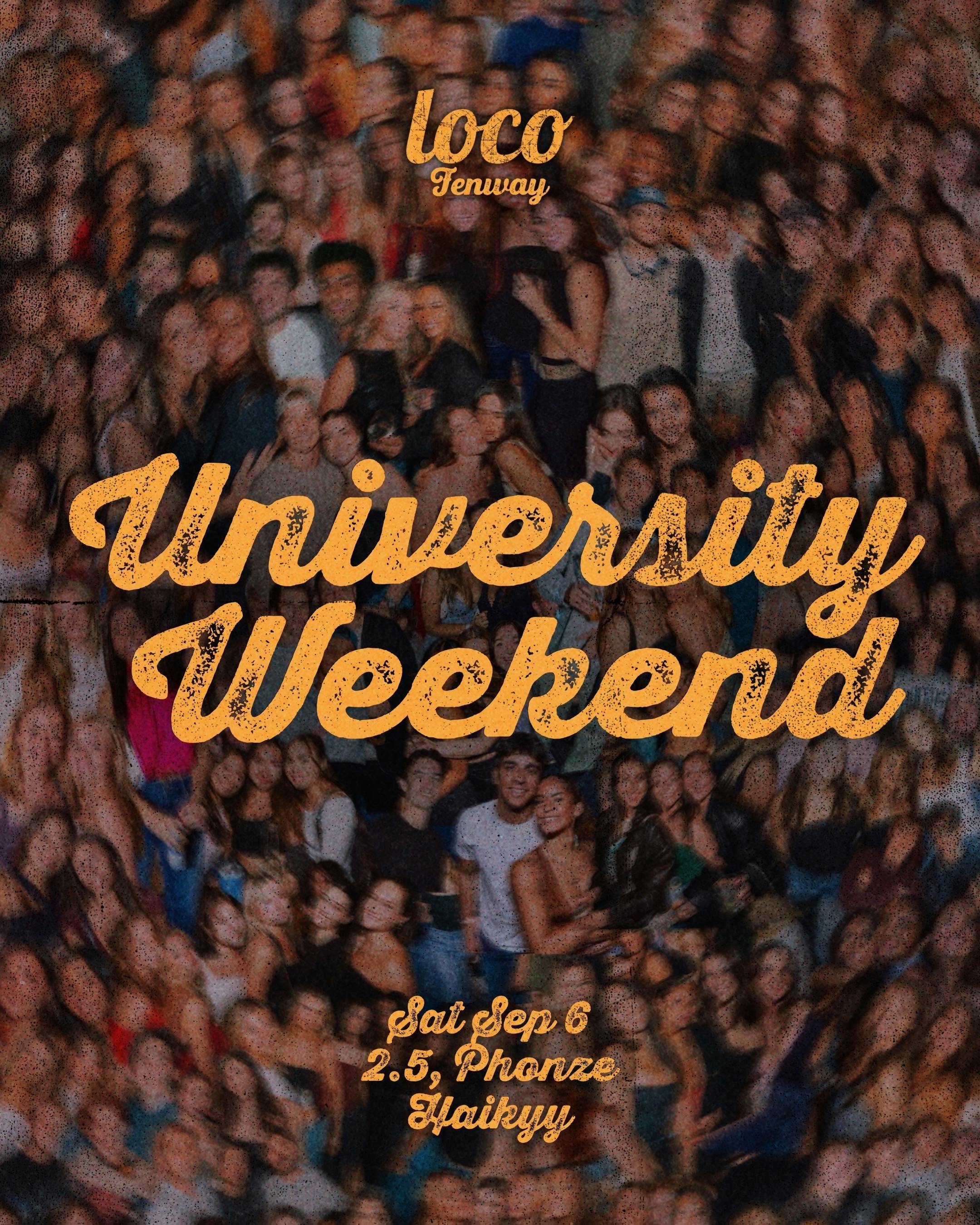 Loco University Weekend Saturday