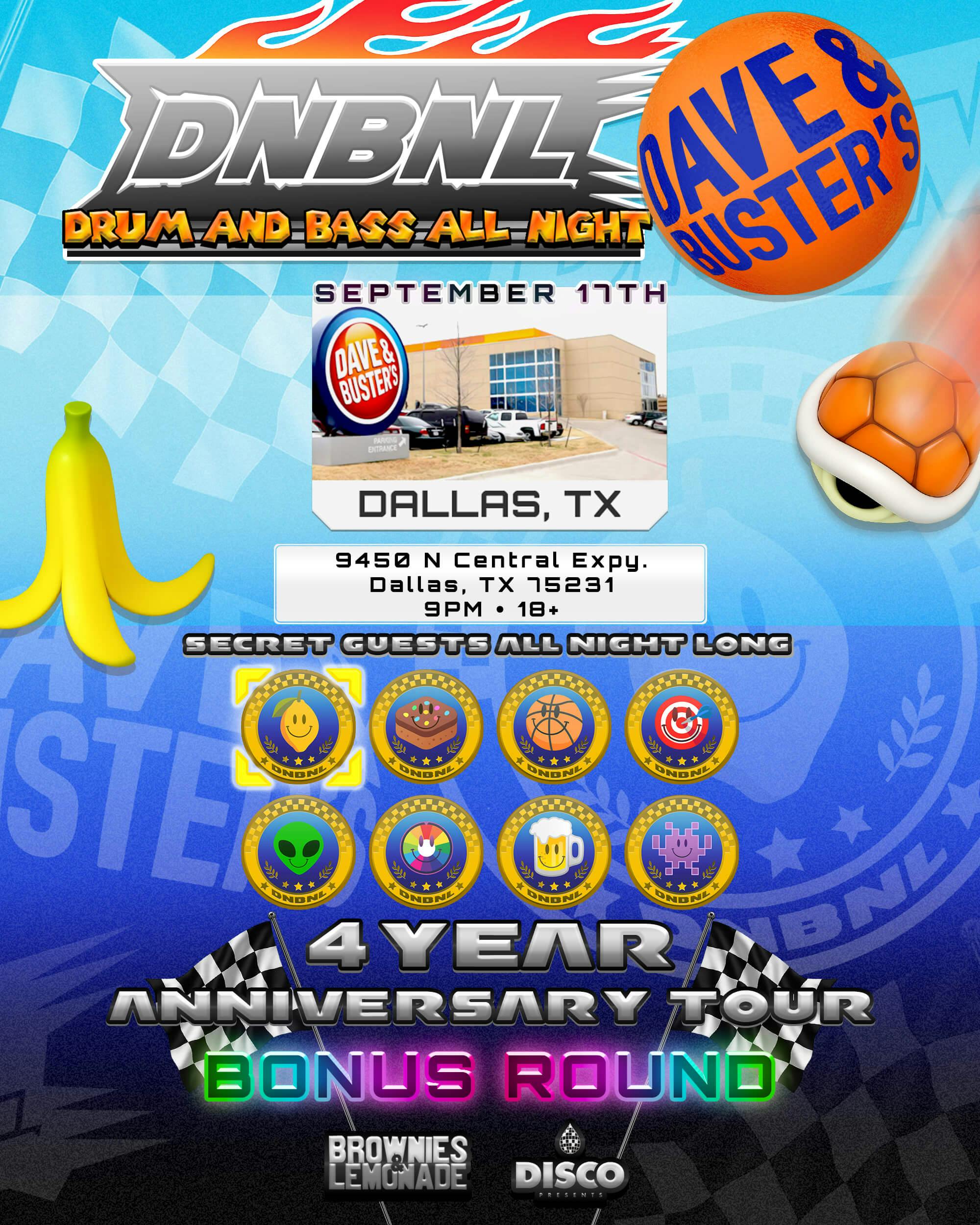 Brownies & Lemonade at Dave & Buster's Dallas