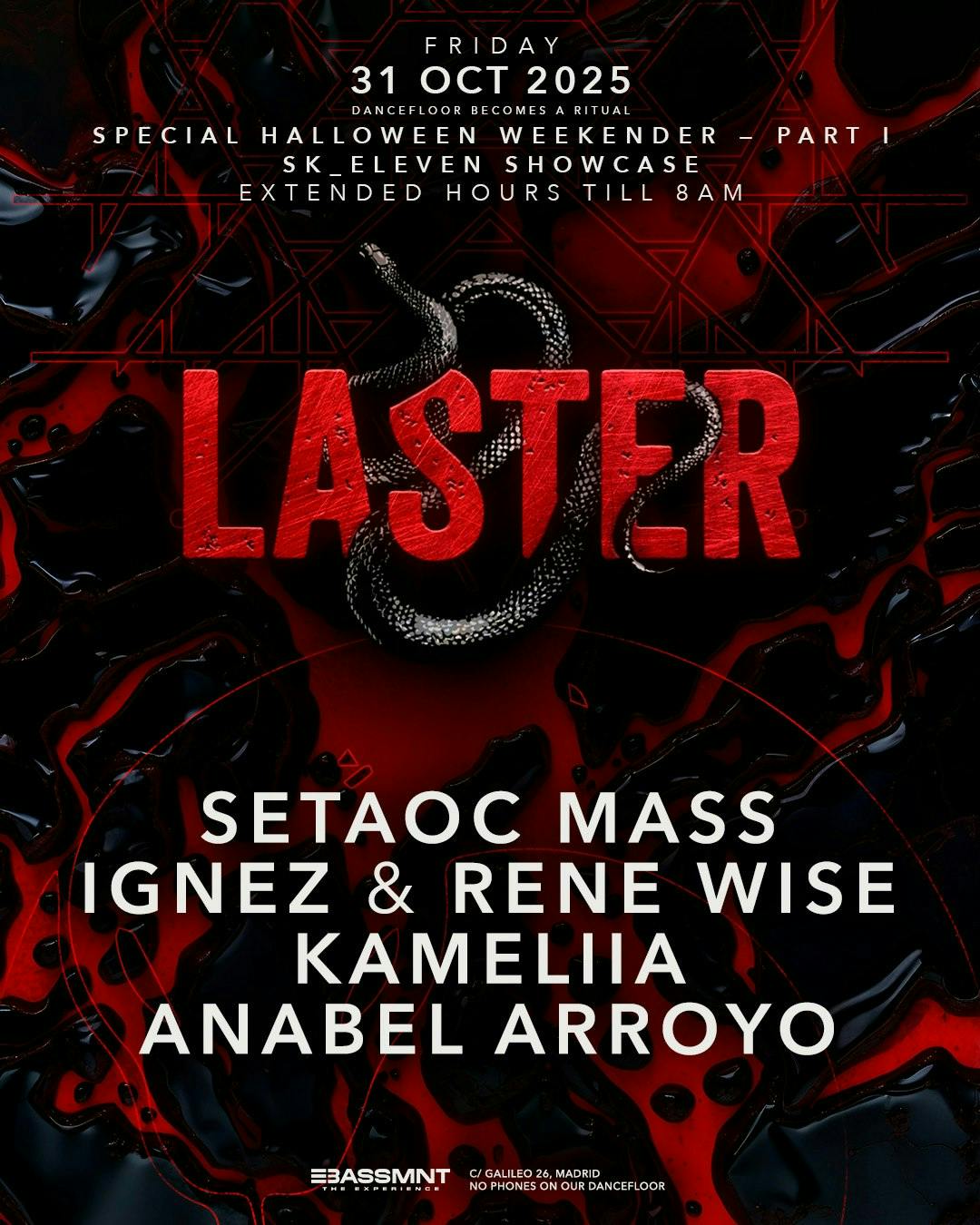Laster Club presents Special Halloween Weekender part I