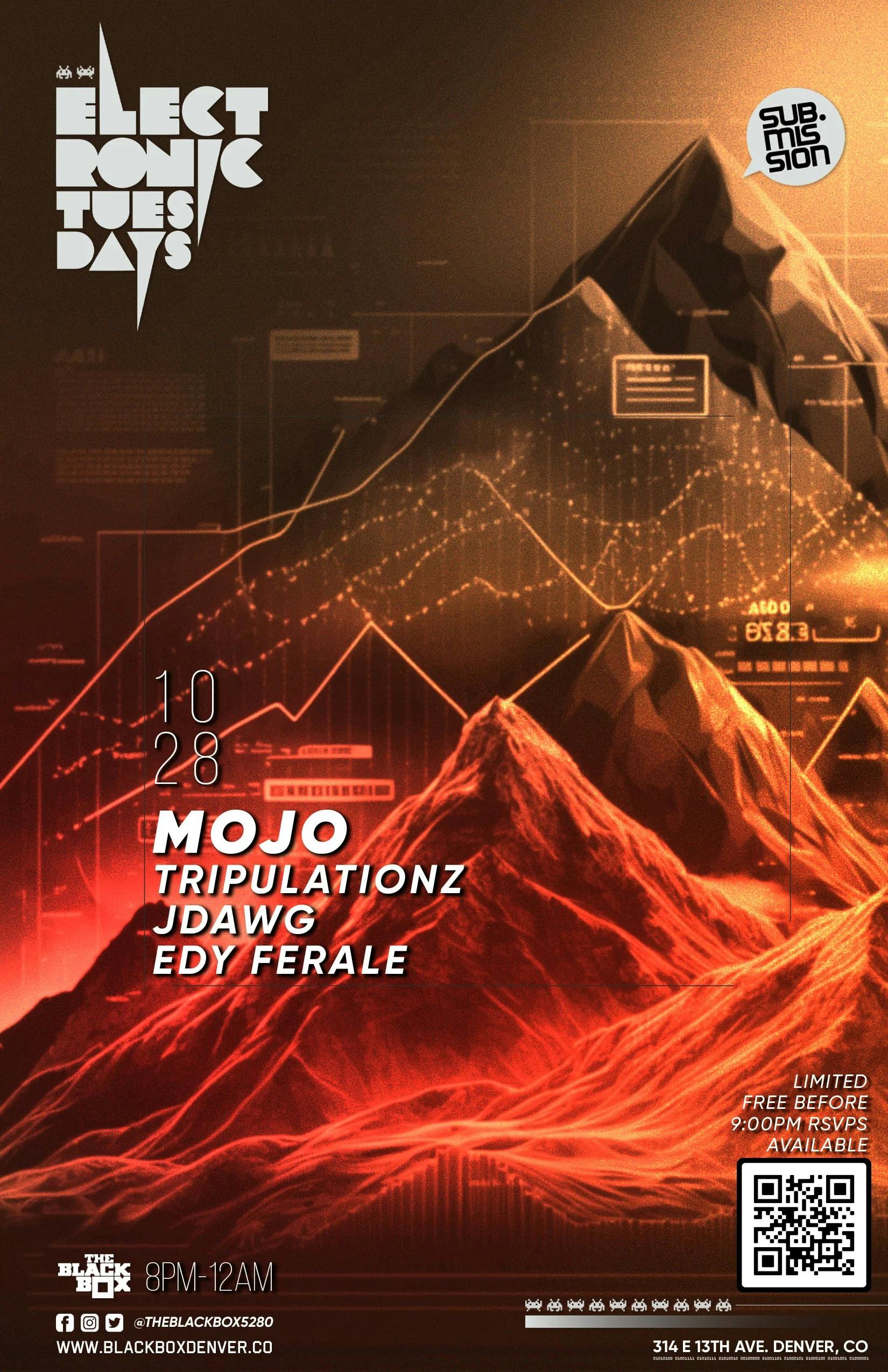 Sub.mission Electronic Tuesdays: MOJO. Weekly DJ Battle - TRiPULATiONZ, JDAWG, Edy Ferale