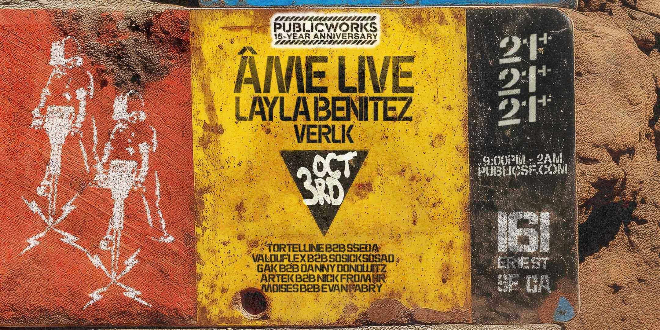 PW 15-Year Anniversary Night Two : 20 Years of Innervisions w/ AME (Live), Layla Benitez, Verlk presented by SET & PW