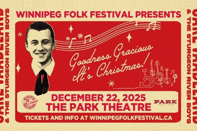 Jake Vaadeland & The Sturgeon River Boys, presented by Wpg Folk Fest