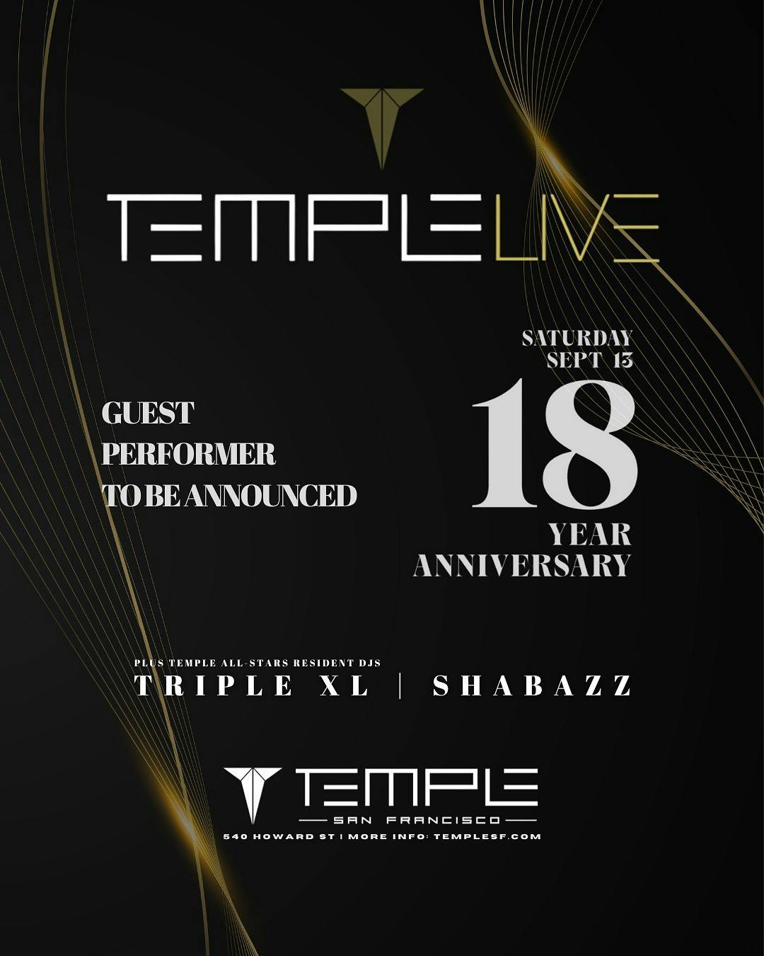 Temple Live | 18 Anniversary Celebration
