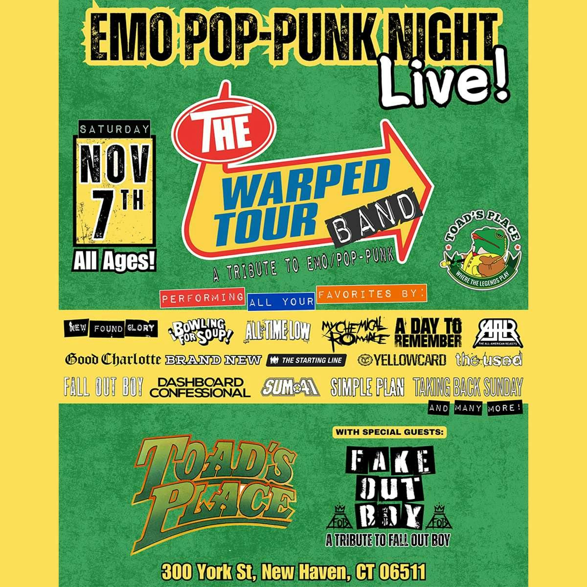 The Warped Tour Band - A Tribute to Emo & Pop Punk