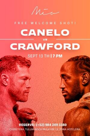 Canelo Vs Crawford Box