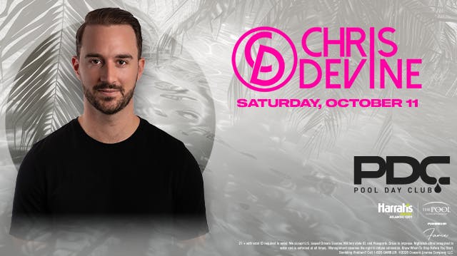 Chris Devine at the Pool Day Club