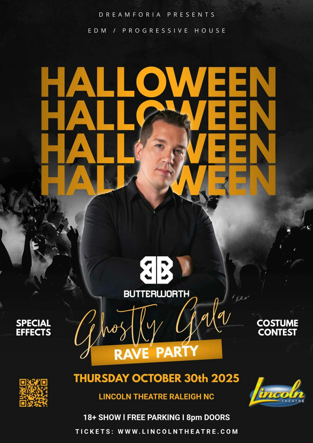 Dreamforia Music Presents Ghostly Gala Halloween Rave