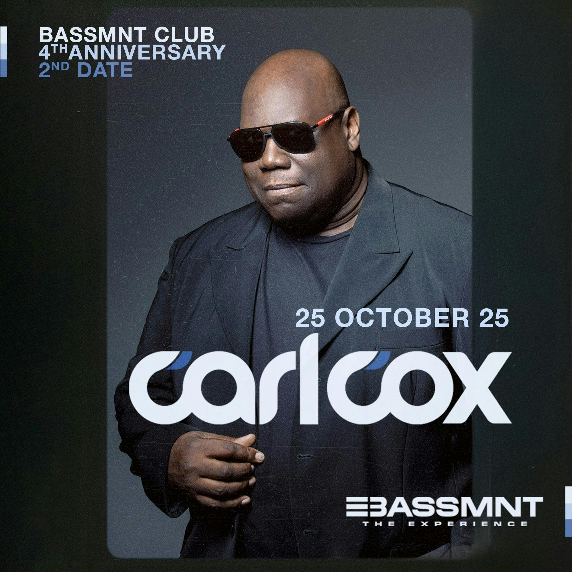 Iv Anniversary Bassment Part Ii: Carl Cox