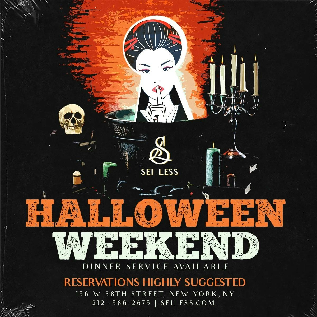 Halloween Weekend @ Sei Less