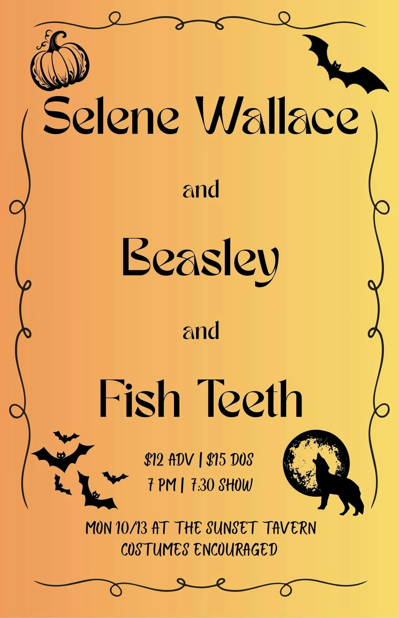 Selene Wallace, Beasley, Fish Teeth