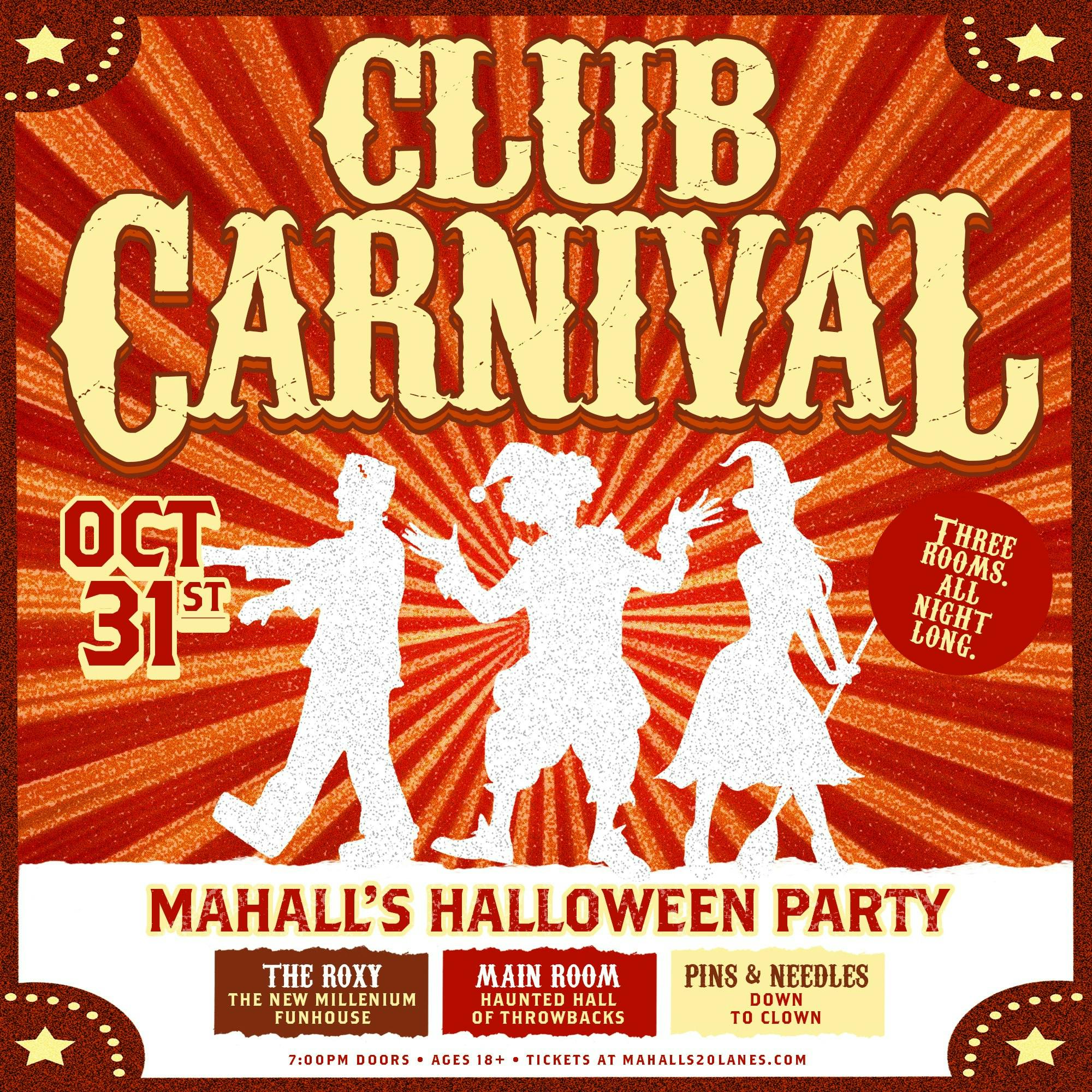 Mahall's Halloween party: Club Carnival