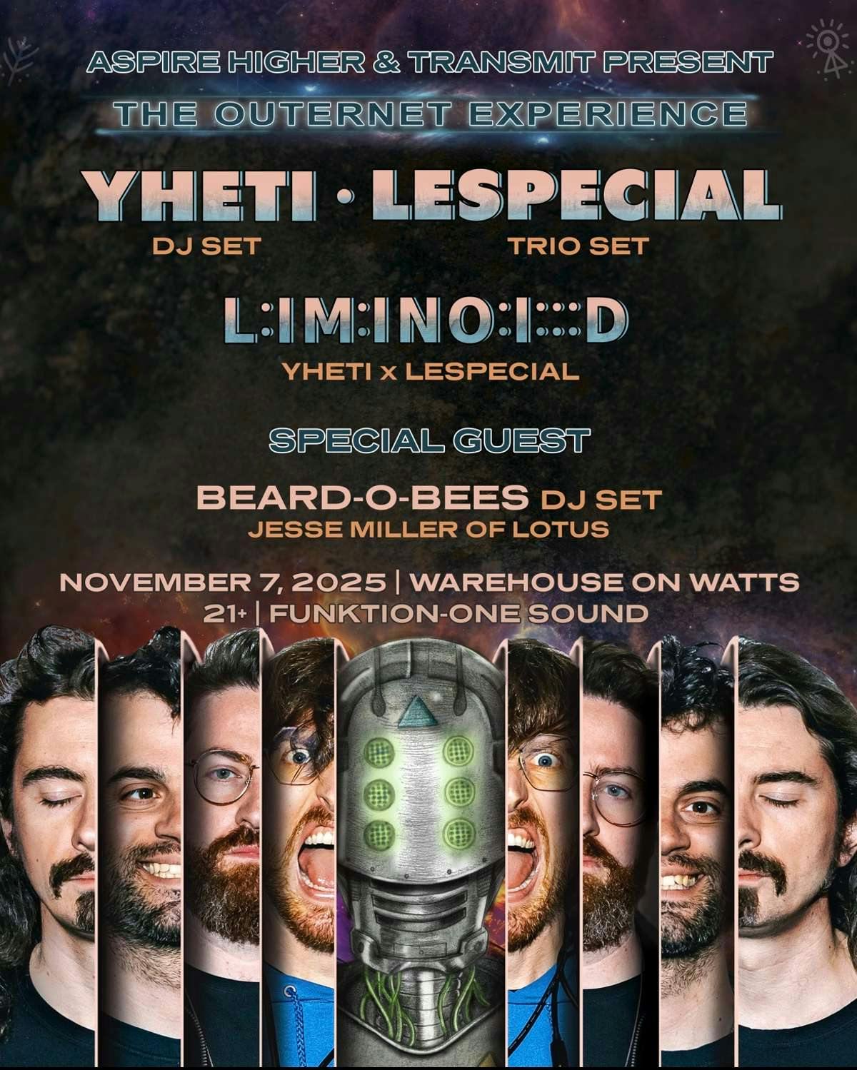 Yheti X Lespecial X Liminoid: the Outernet Experience @ Warehouse On Watts (21+)