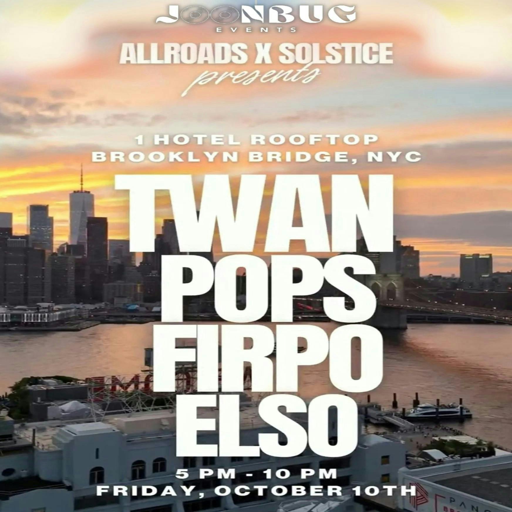Brooklyn Rooftop Sunset Party
