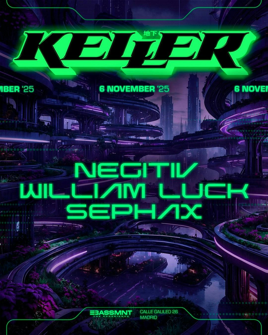 Keller Hard Club 31: Negitiv, William Luck & Sephax