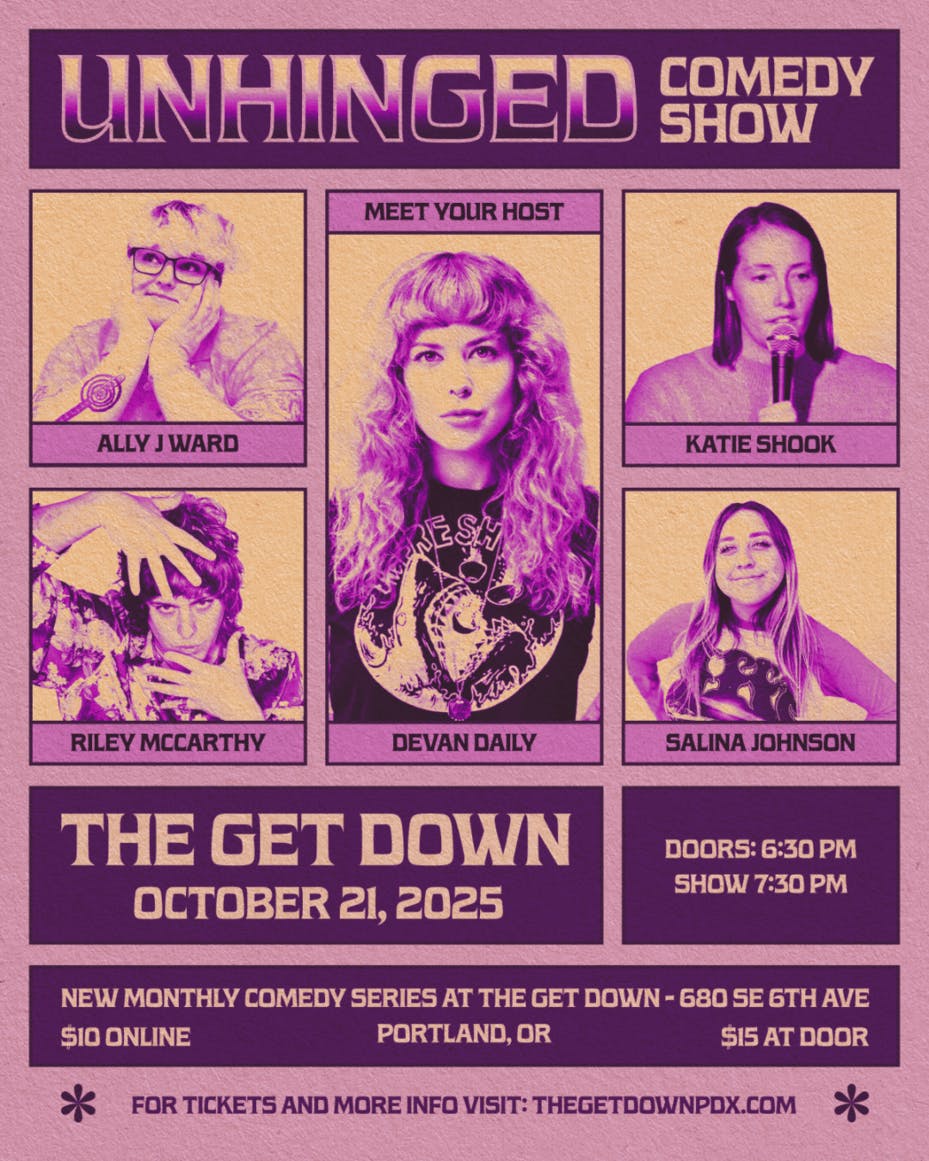 UNHINGED Comedy Show (seated show)