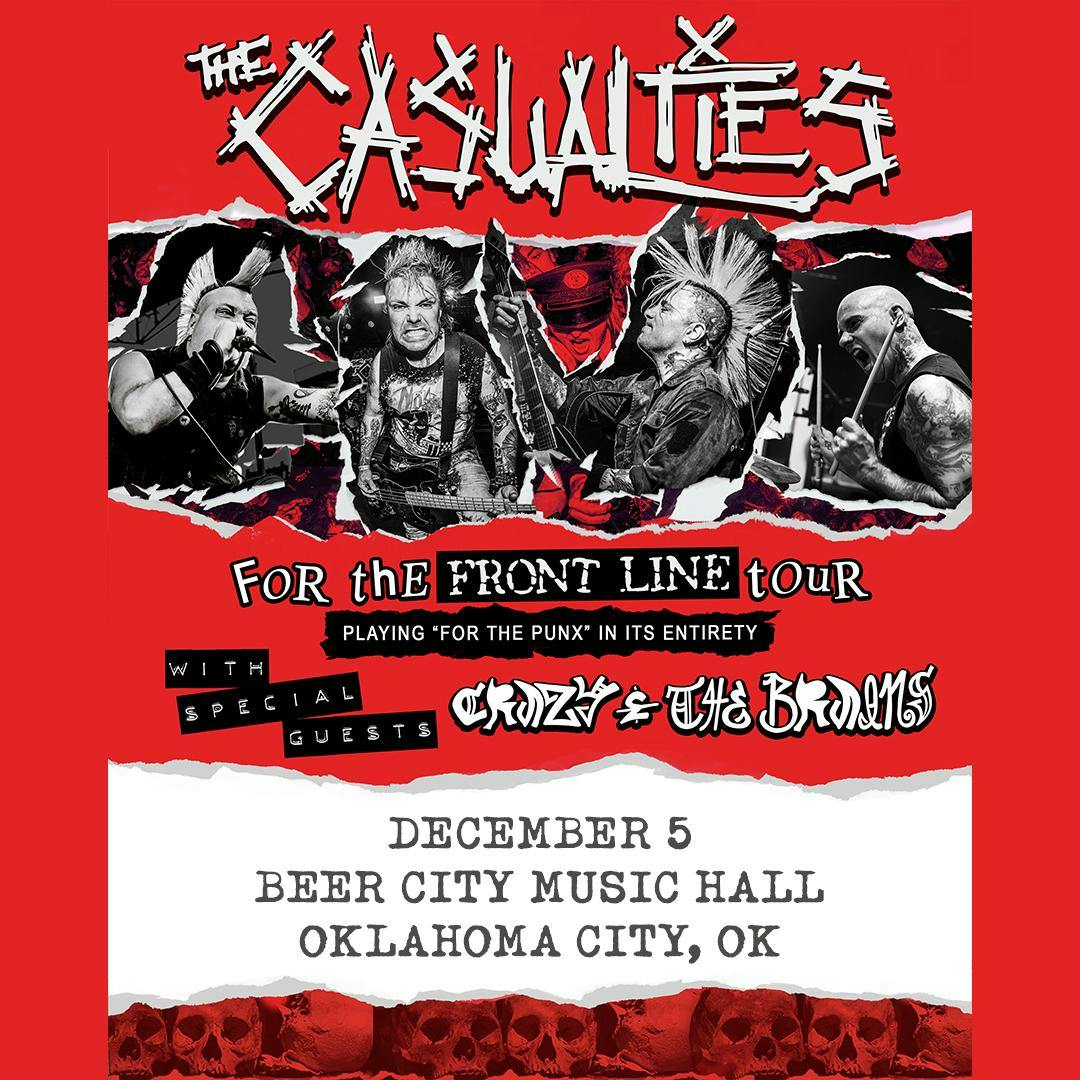 THE CASUALTIES - Performing their debut record, For the Punx in its entirety!