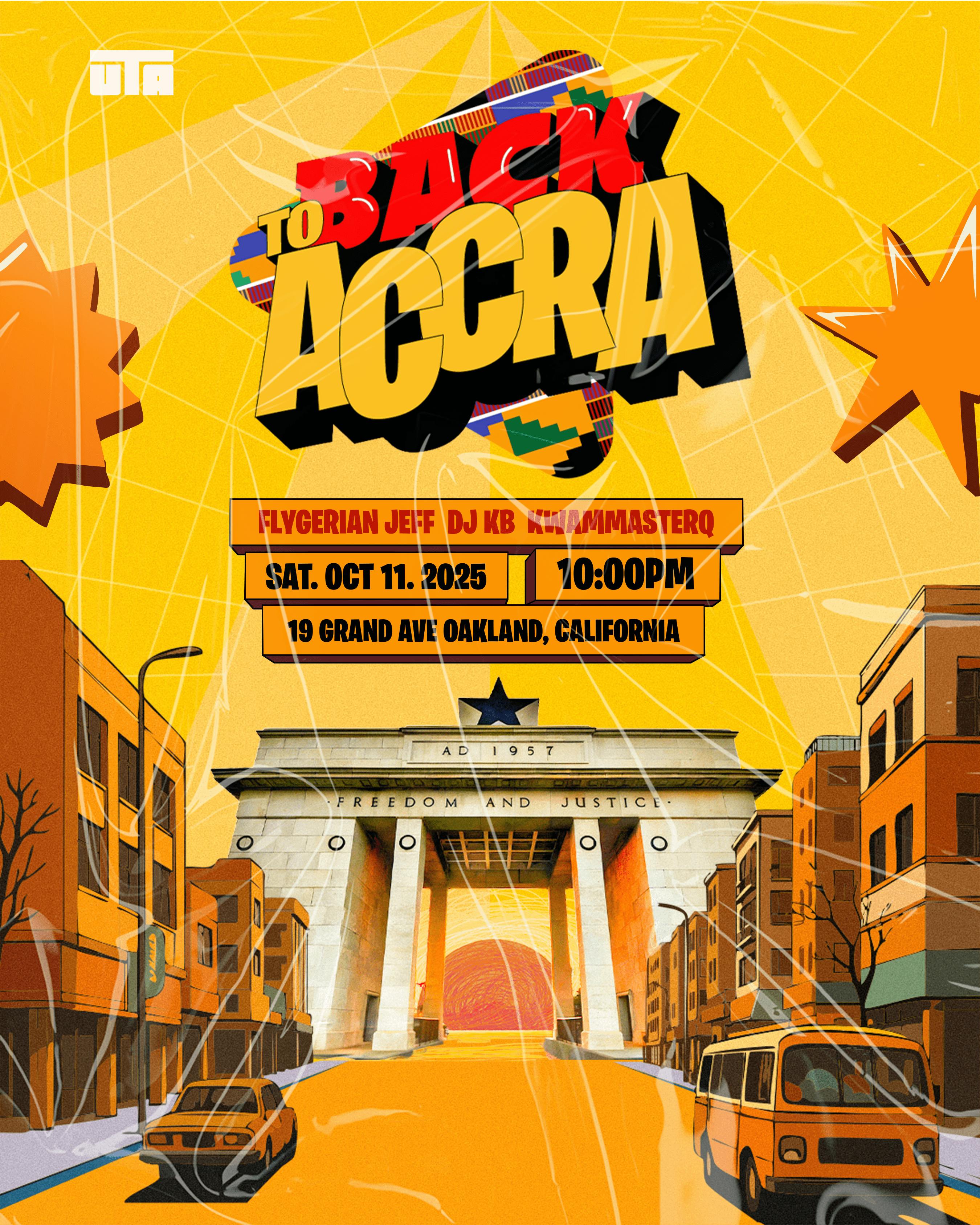BACK TO ACCRA  (A Ghanian music only Afrobeats experience)